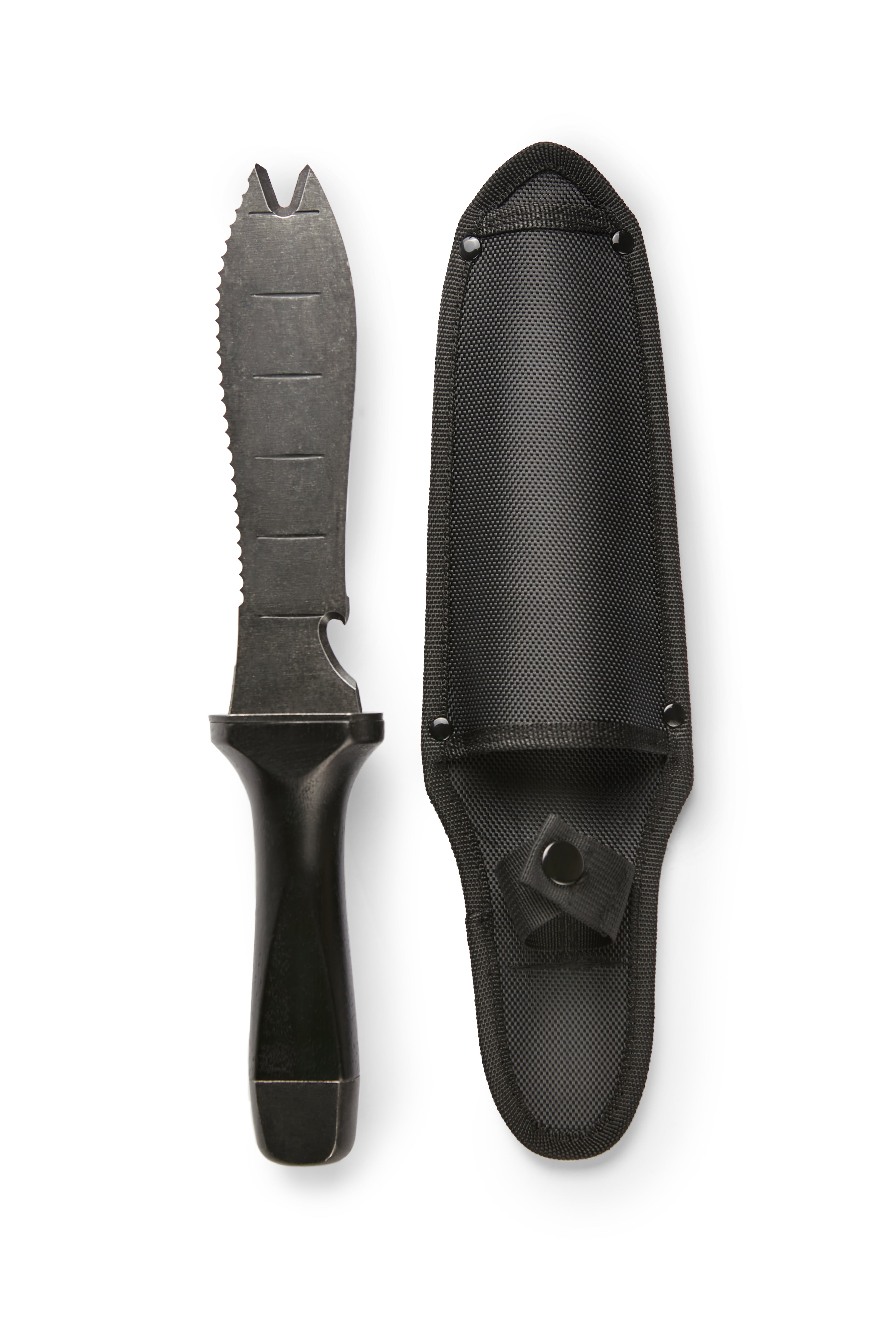 Hori Hori Garden Knife, Traditional Japanese Weeding Tool with Ergonomic Wooden Handle 7'inch Blade.