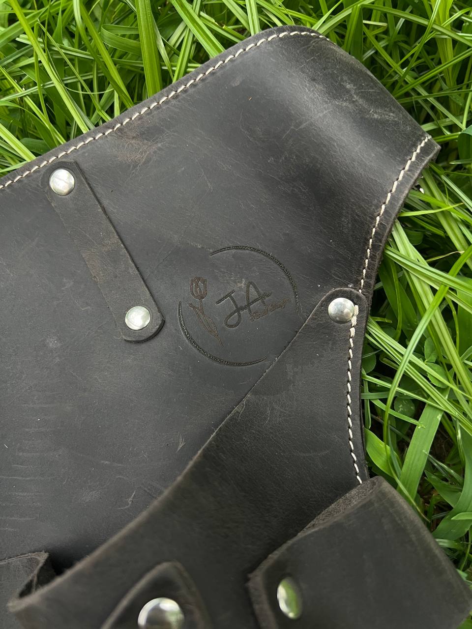 Leather garden Tool Belt. Florist tool holder.