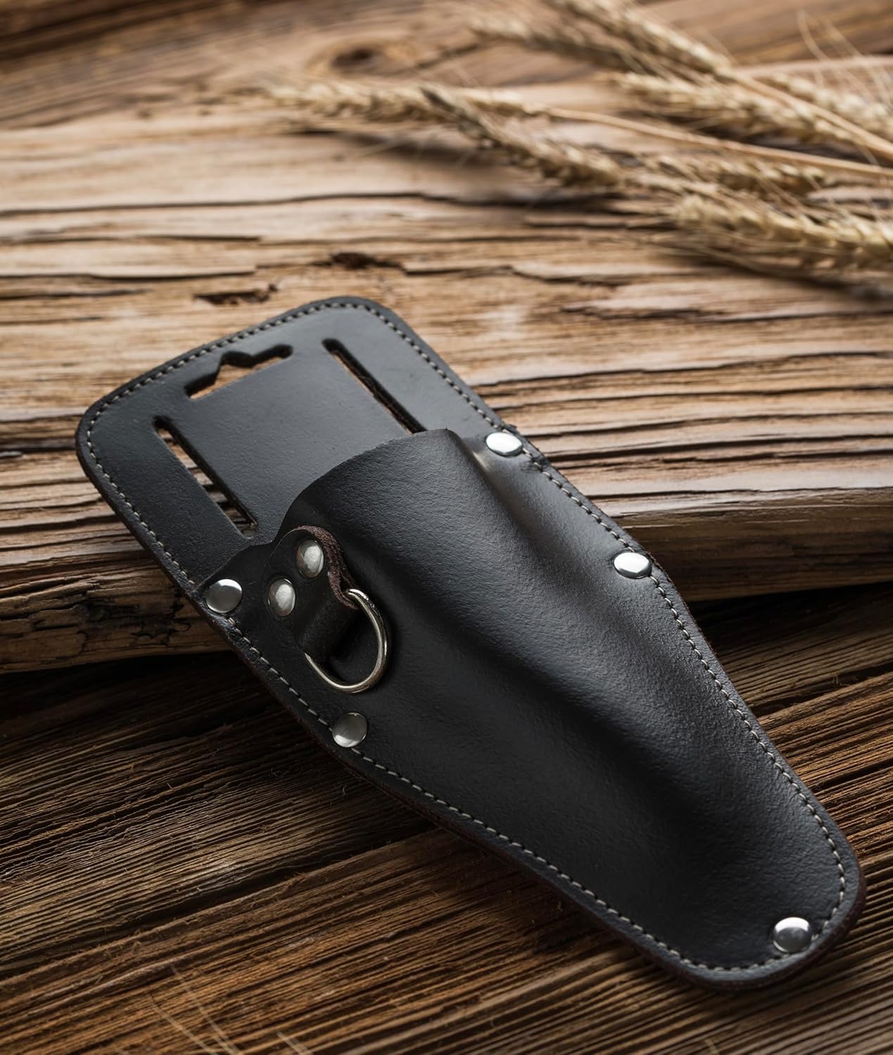 Leather Pruner Sheath, Tool Pouch for Pruning Shears, Full Grain Leather. LERO Sheath Will fit to a standard Belt Width
