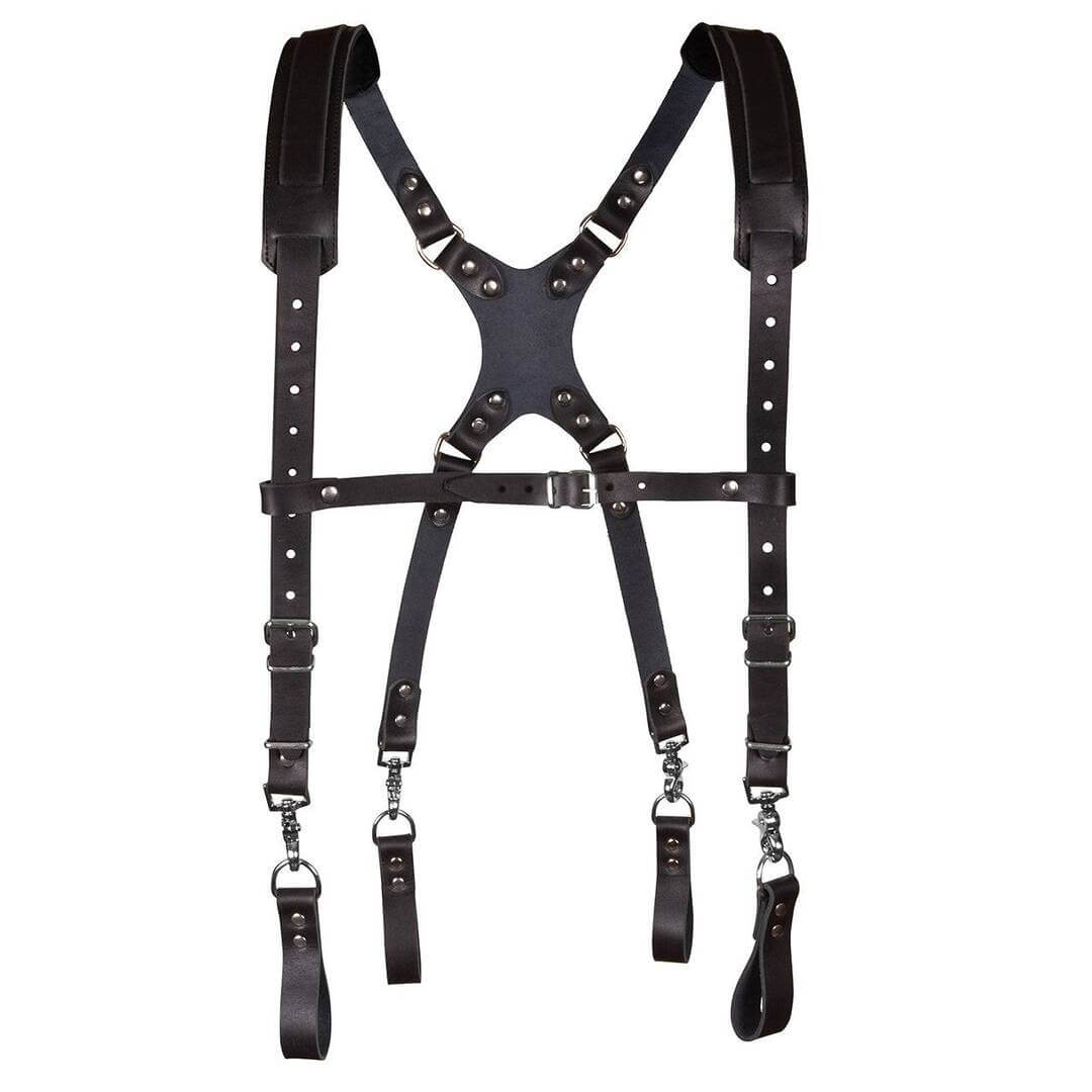 Stronghold Leather Suspenders