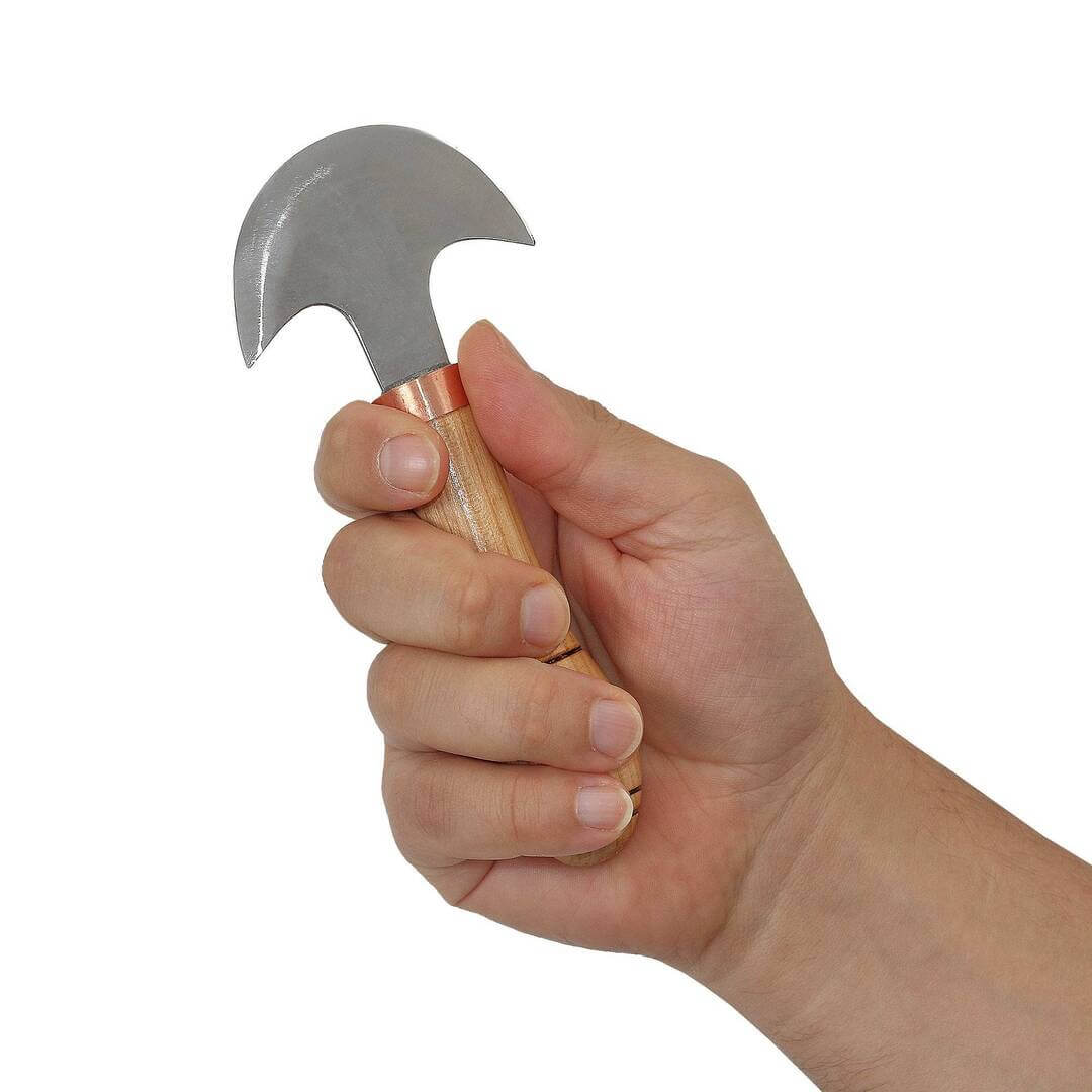 Double-Edged Round Knife