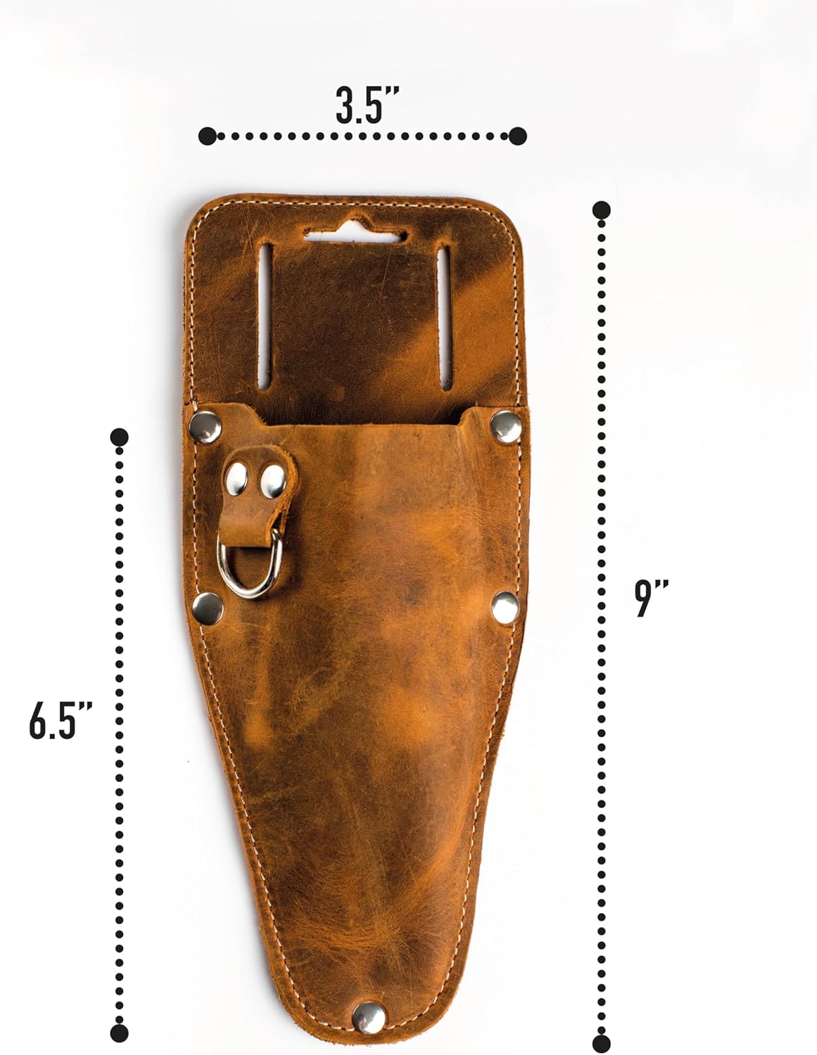 Leather Pruner Sheath, Tool Pouch for Pruning Shears, Full Grain Leather. LERO Sheath Will fit to a standard Belt Width